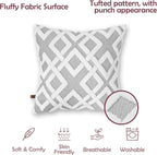 Boho Beige Throw Pillow Cover — 18" - View 2