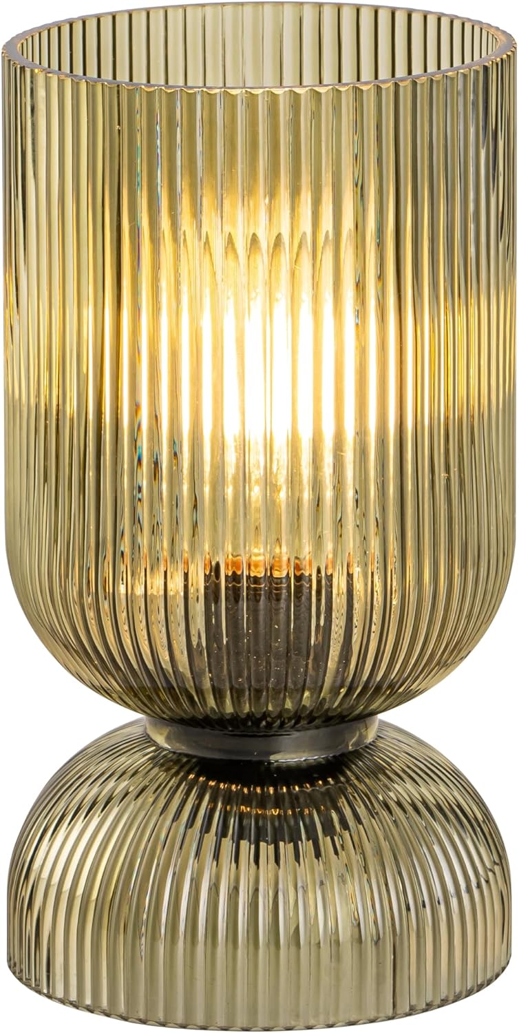 Mid-Century Green Bedside Lamp - View 2