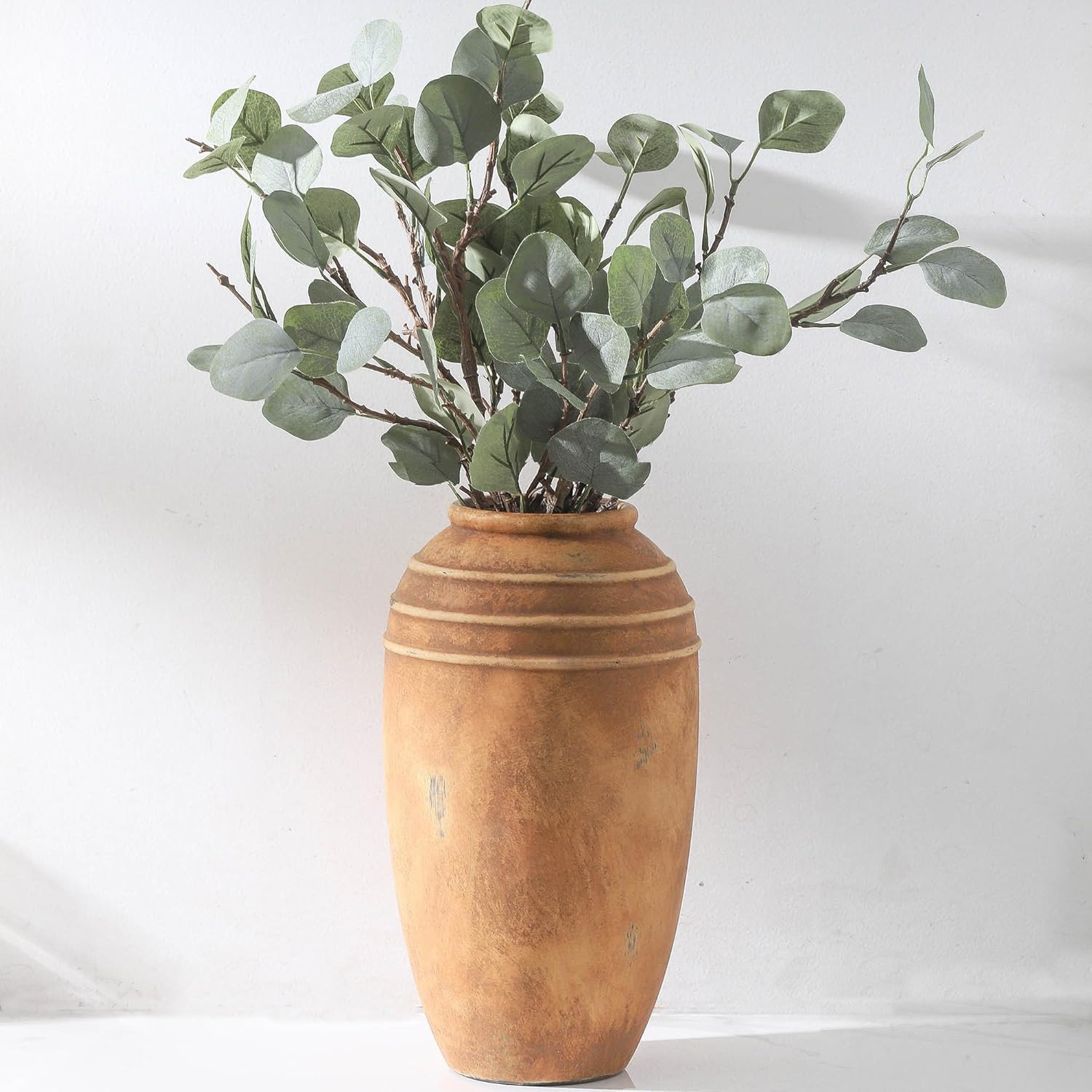 Farmhouse Ceramic Flower Vase — 41" — 101-2-12.87in