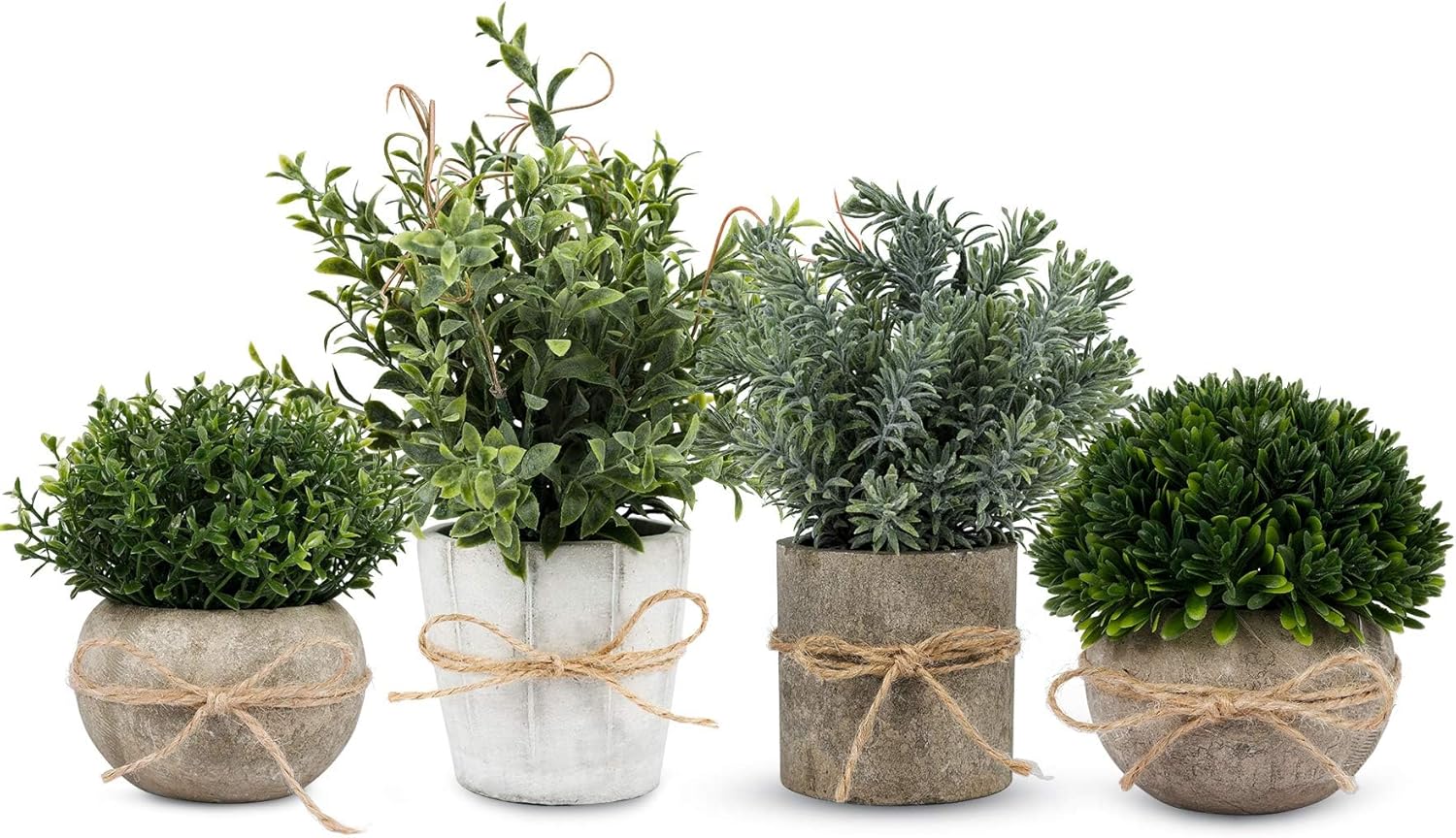 Farmhouse Faux Plant — Green Rosemary II
