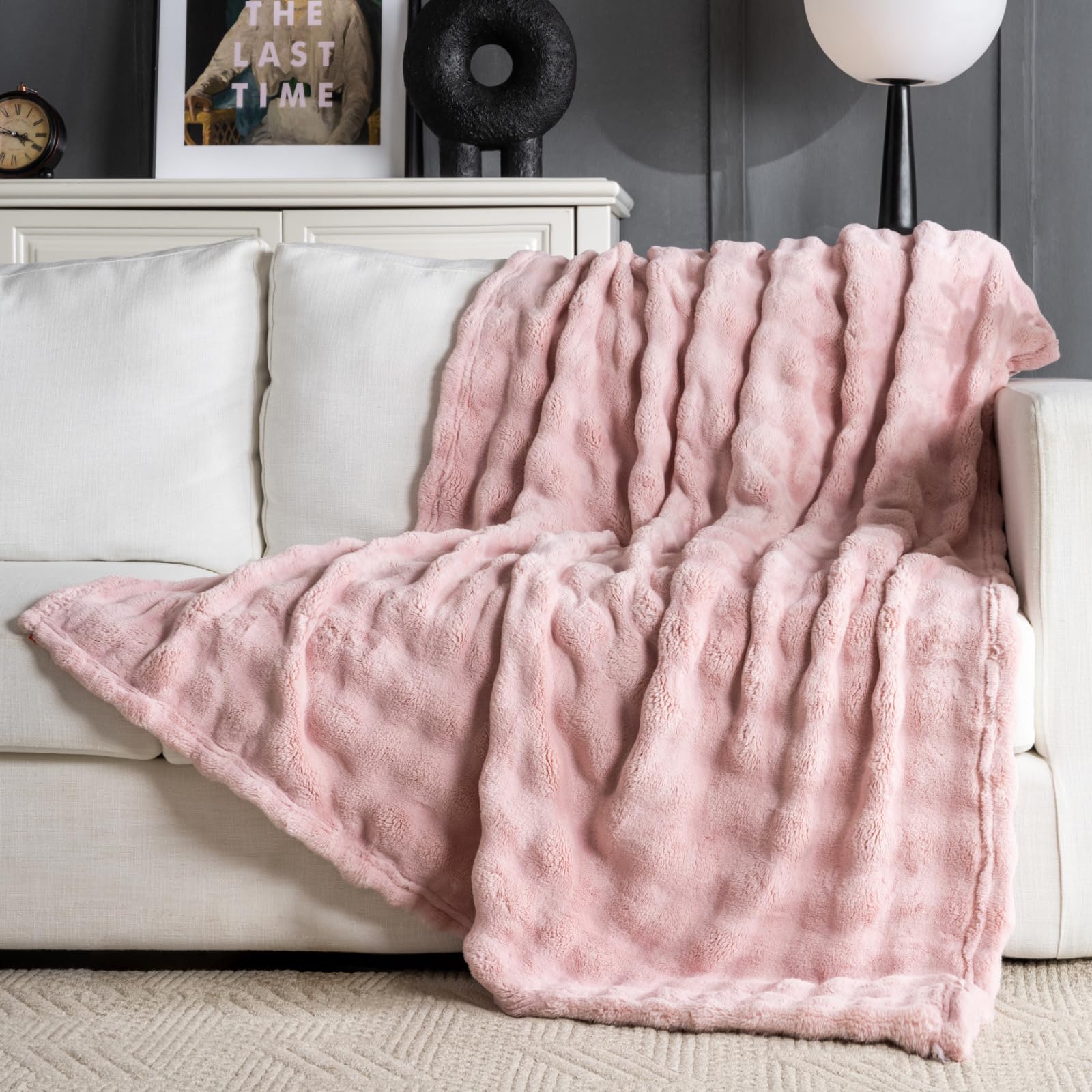 Beige Throw Pillow — 50"