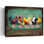 Framed Farmhouse Fabric Wall Decor — 12"
