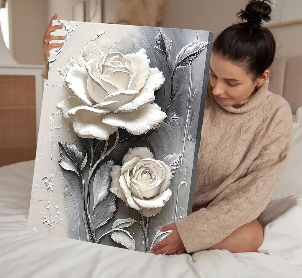 Modern Pink Canvas Wall Art — 16" - View 4