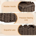 Beige Storage Basket - View 2