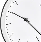 Battery Operated Black Wall Clock — 10" - View 5