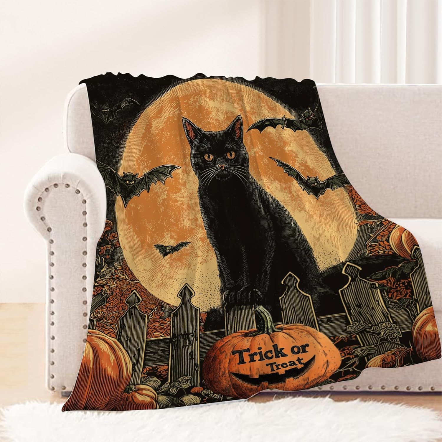 Vintage Fabric Throw Pillow — 50x60 — 40x50 IN