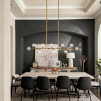 Adjustable Luxe Glass Chandelier — 16-Light - View 4