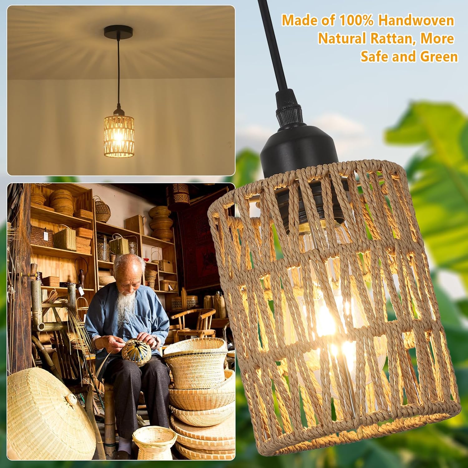 Boho Metal Chandelier - View 5
