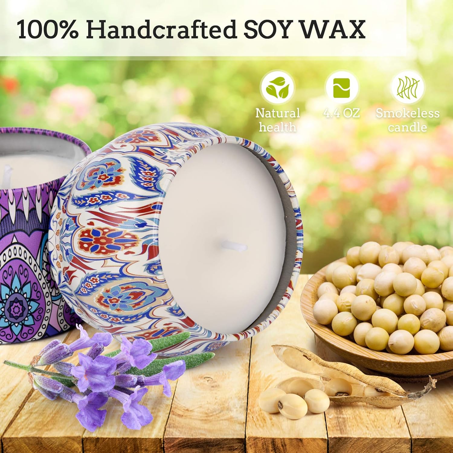 Soy Wax Wax Scented Candle - View 5