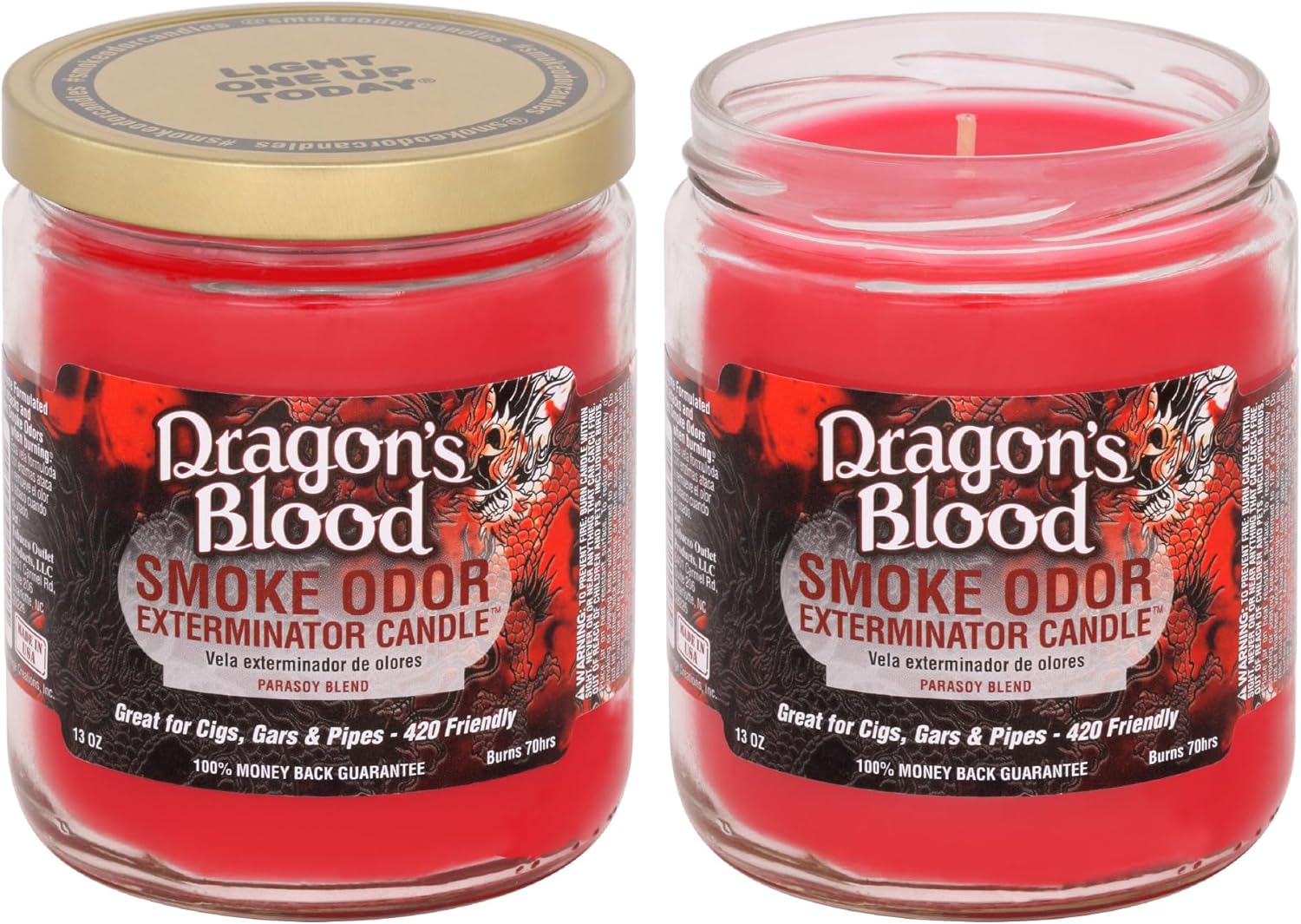 Wax Candle — 2 Pack