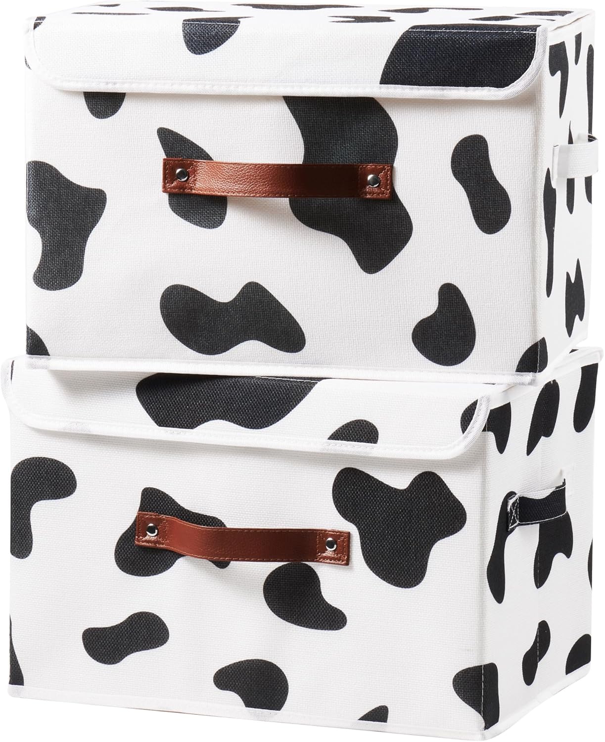 Velvet Luxe Black Storage Bin — Set of 1 — Large (Set of 2)