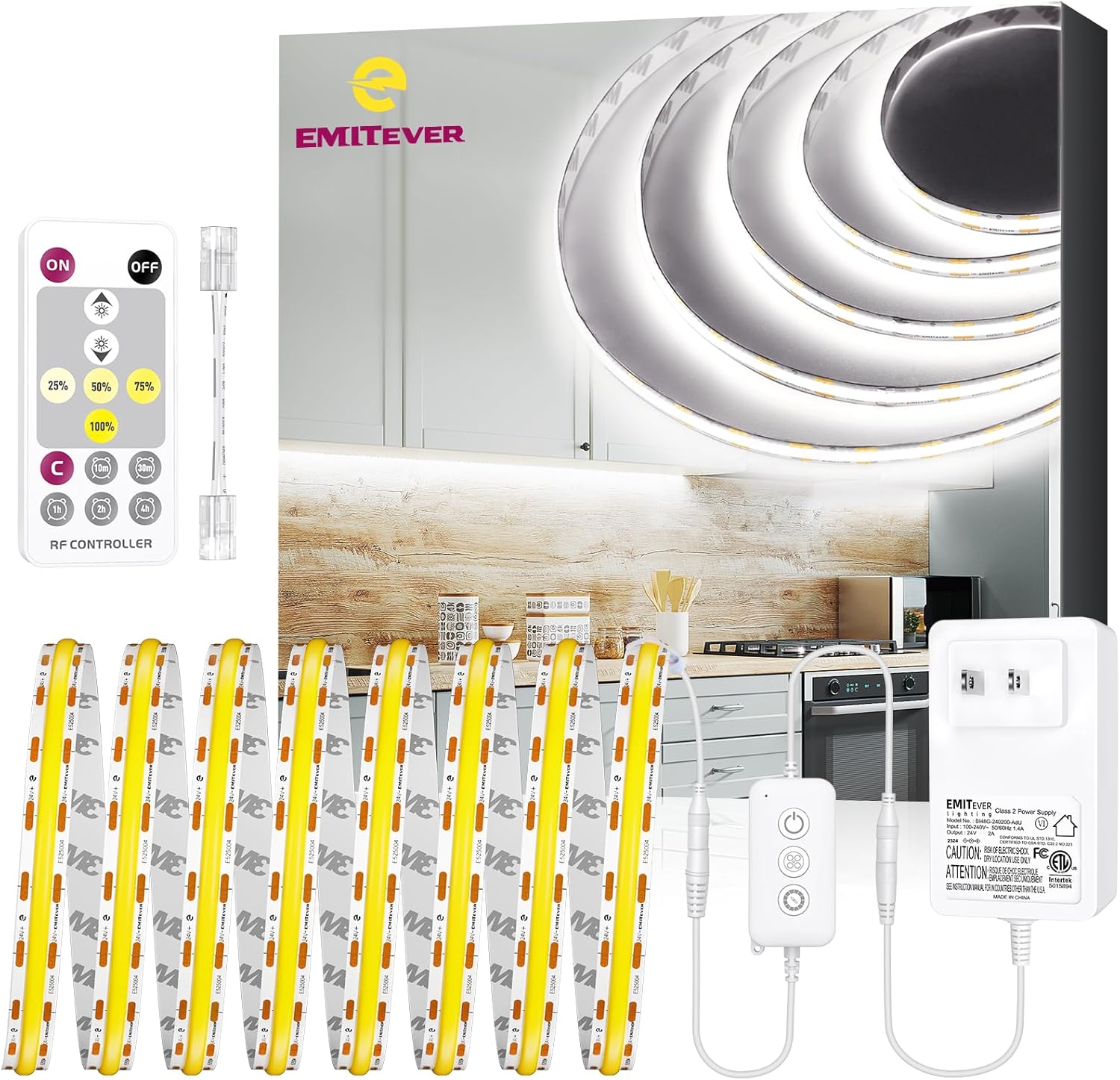 Metal LED Strip Lights — 5000K KIT