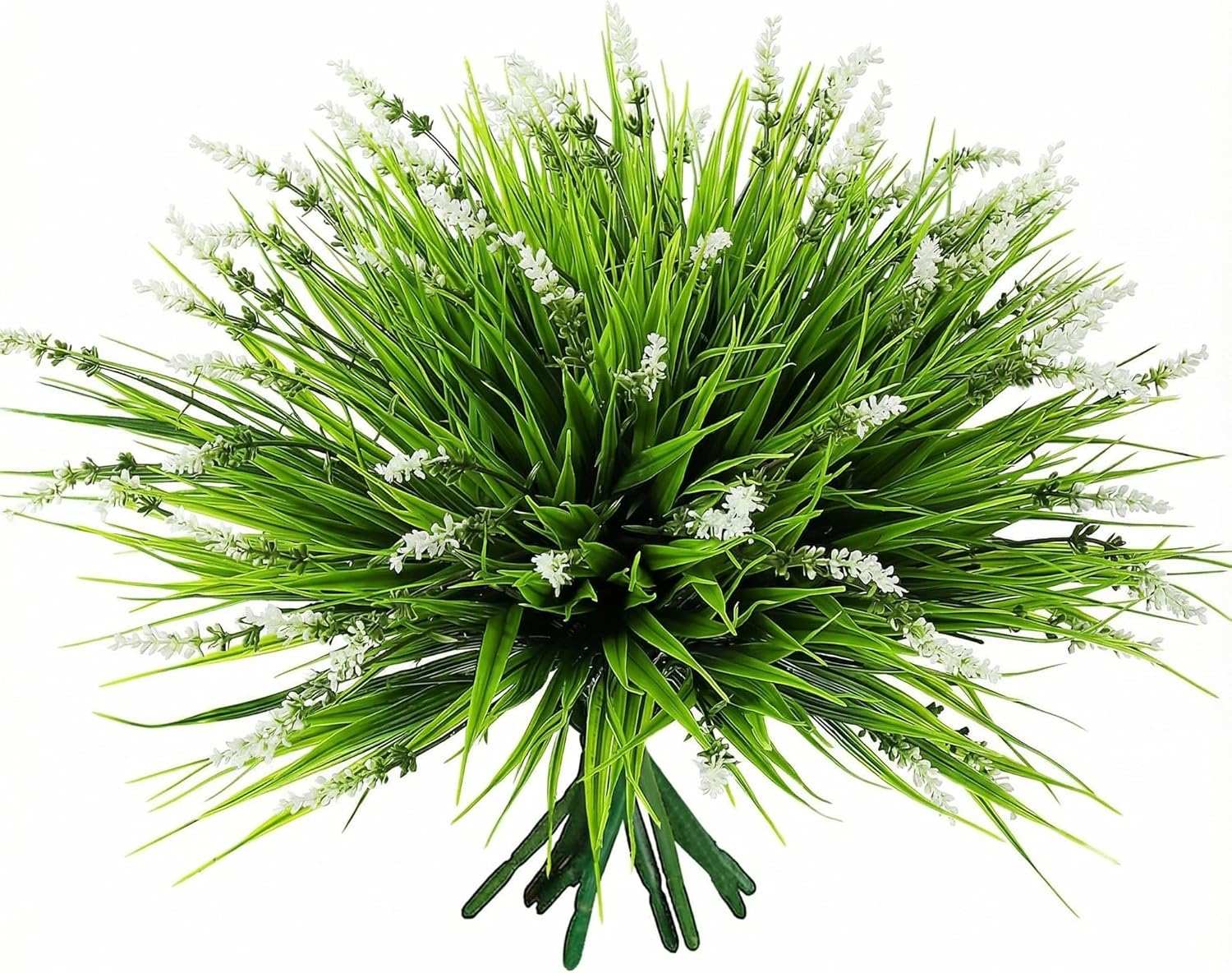 Green Artificial Plant — White+green