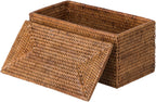 Rectangular Boho Brown Basket - View 5