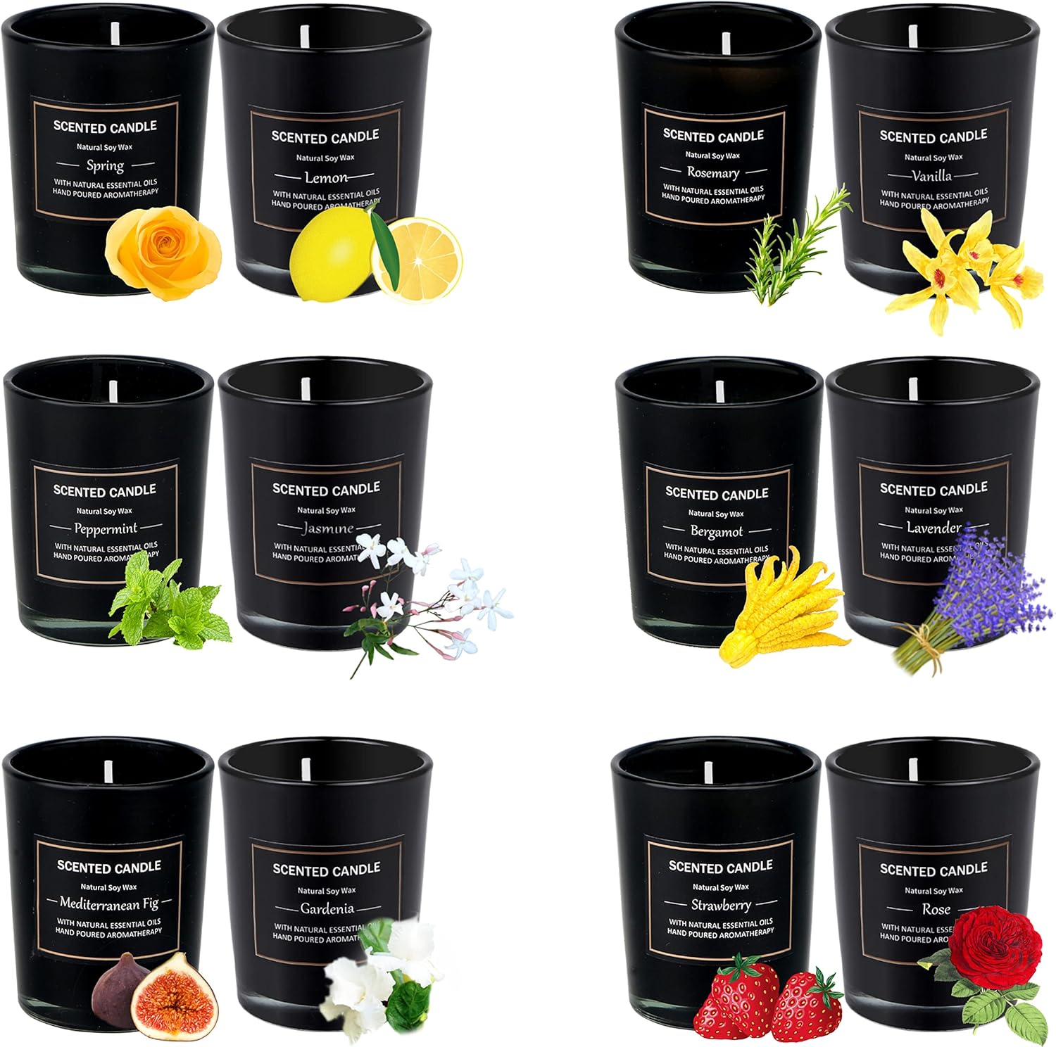 Soy Wax Wax Scented Candle - View 2