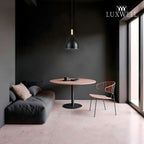 Adjustable Modern Beige Pendant Light — 6.6" - View 7