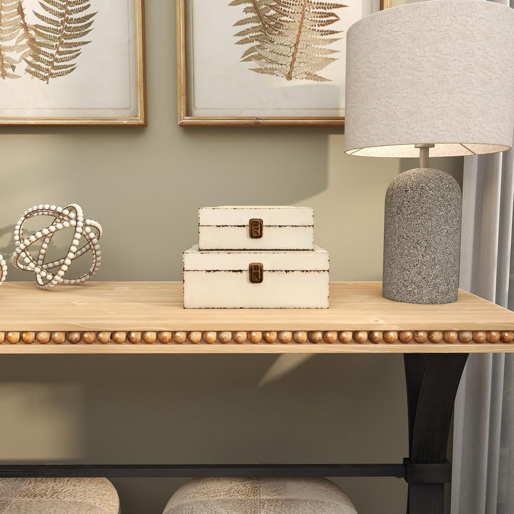 Wood Storage Basket — 10" - View 10