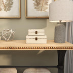 Wood Storage Basket — 10" - View 10