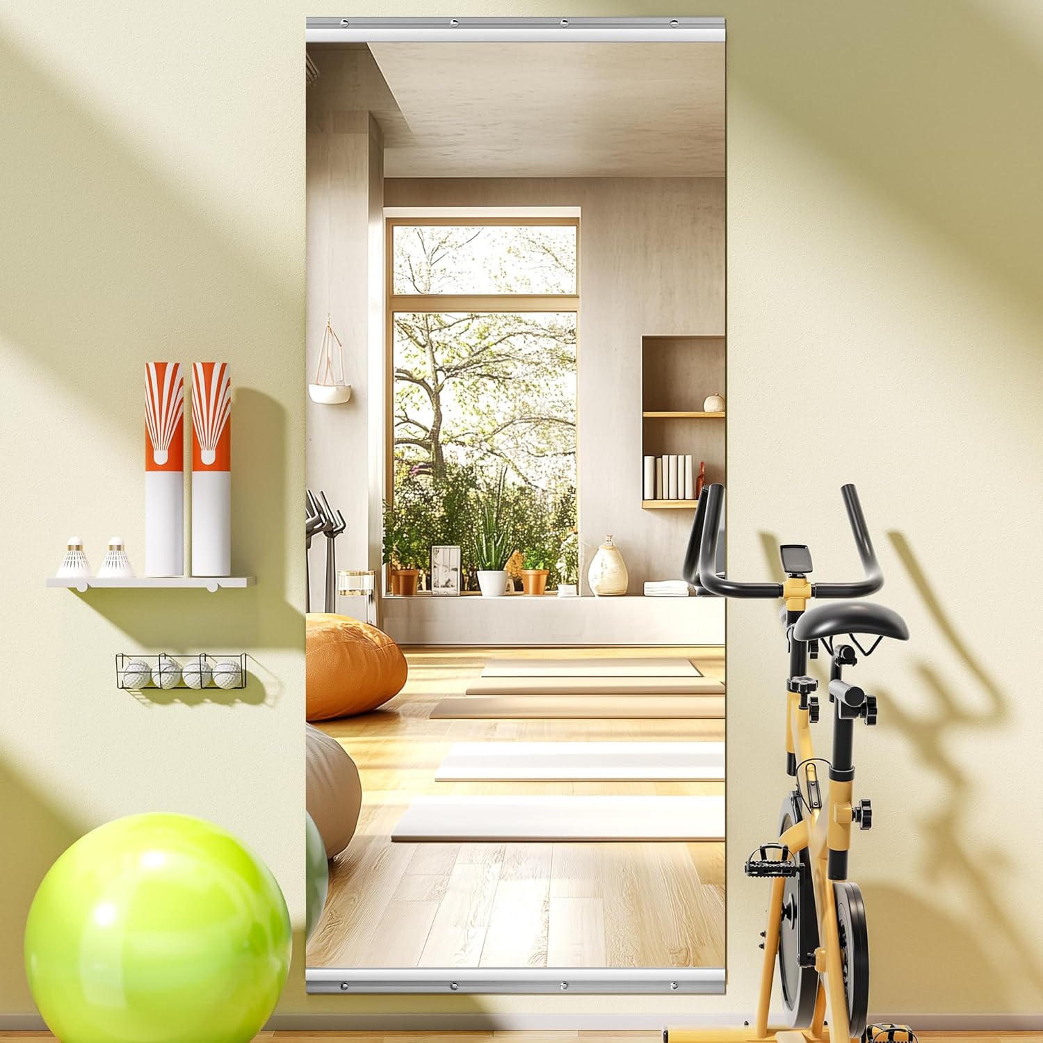Glass Mirror — 95" — 32"L x 71"W