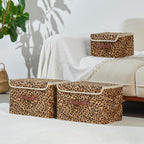 Velvet Luxe Black Storage Bin — Set of 1 - View 7