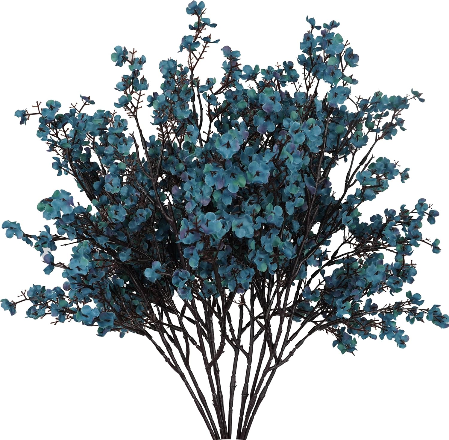 Beige Artificial Flowers — Coral Blue