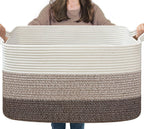 Boho Black Throw Pillow — 21.6" — White Brown
