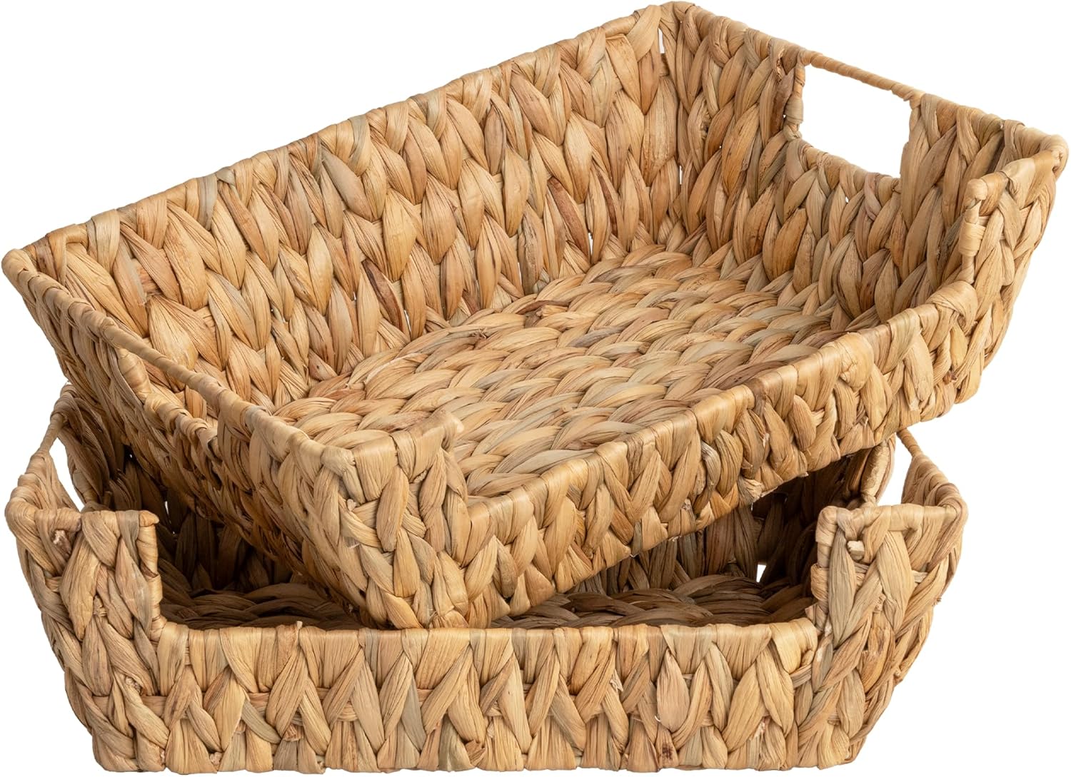Beige Storage Basket — 5" — Natural(Water Hyacinth)