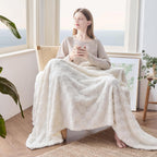Beige Throw Pillow — 50" - View 3
