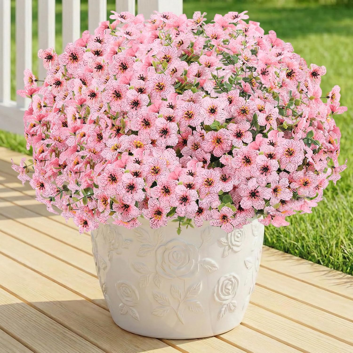 Blue Artificial Flowers — Pink
