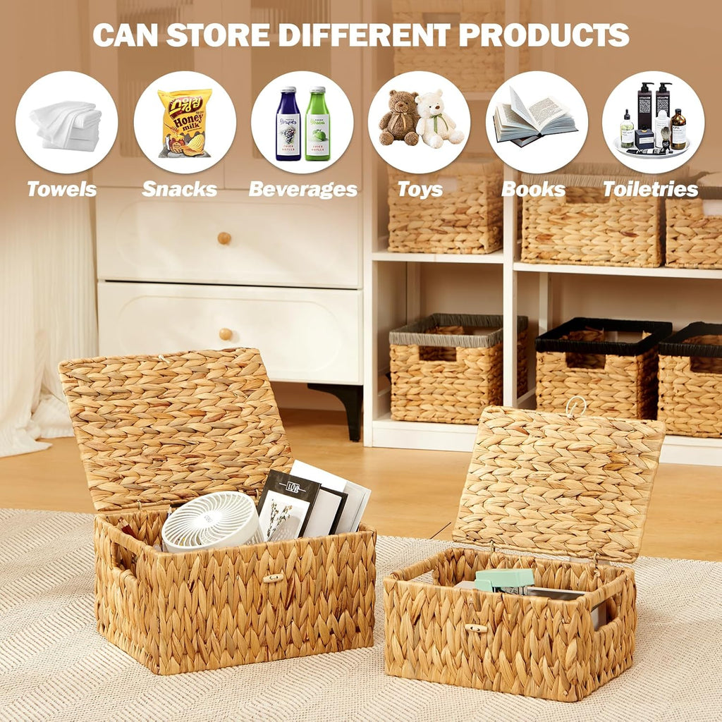 Boho Beige Storage Basket — 13" - View 7