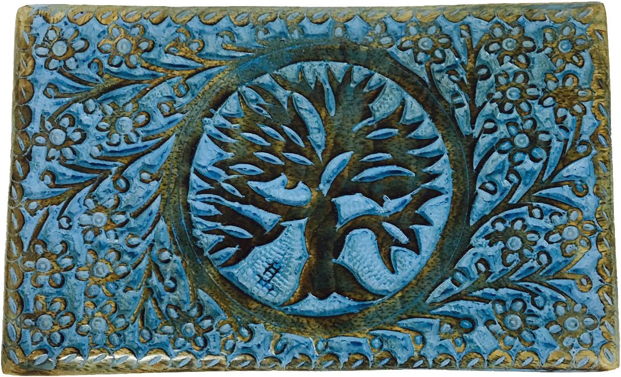 Hand-Carved Wood Home Decor — 5" - View 2