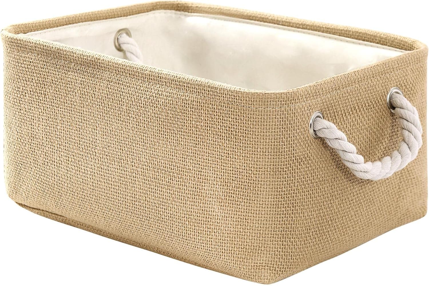 Beige Storage Bin — 2" — Beige