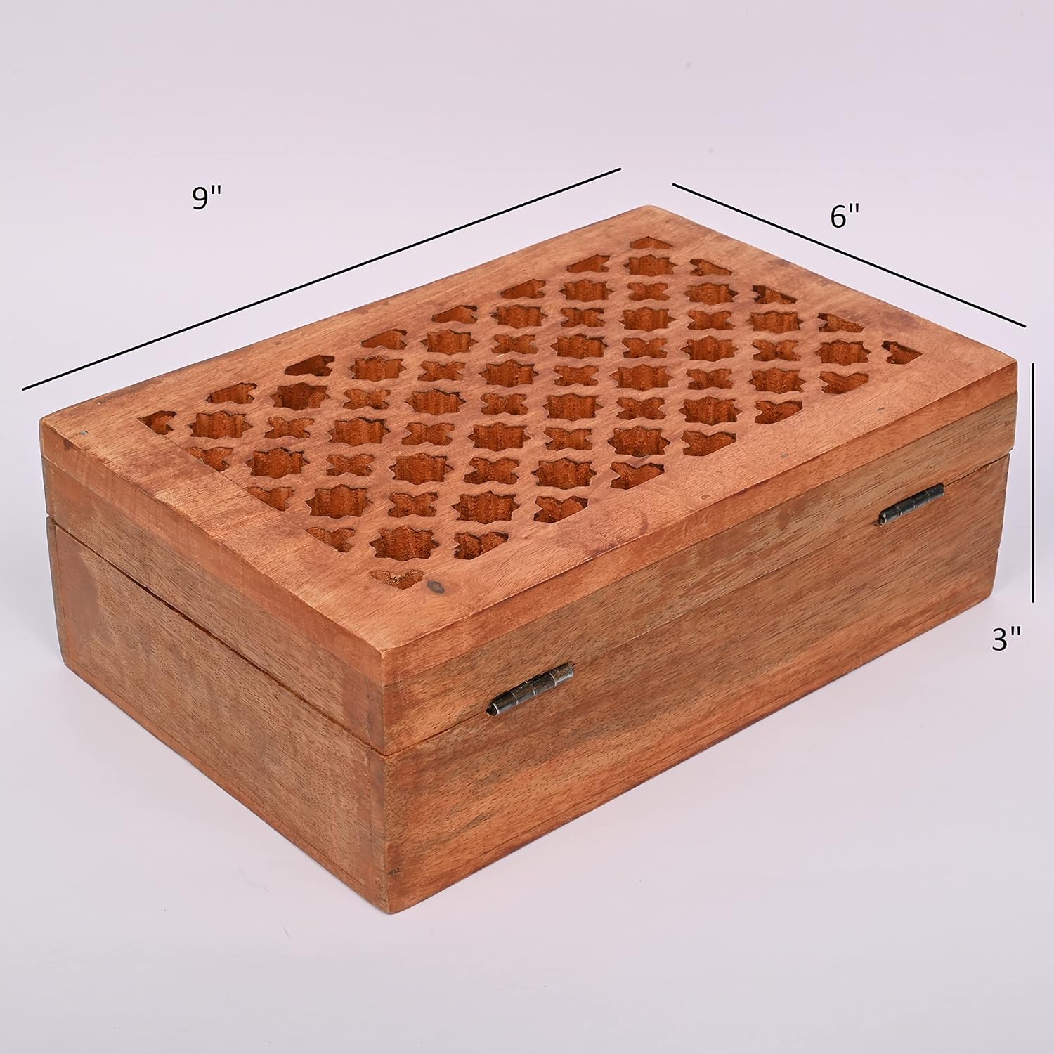 Wood Storage Basket — 9" - View 6