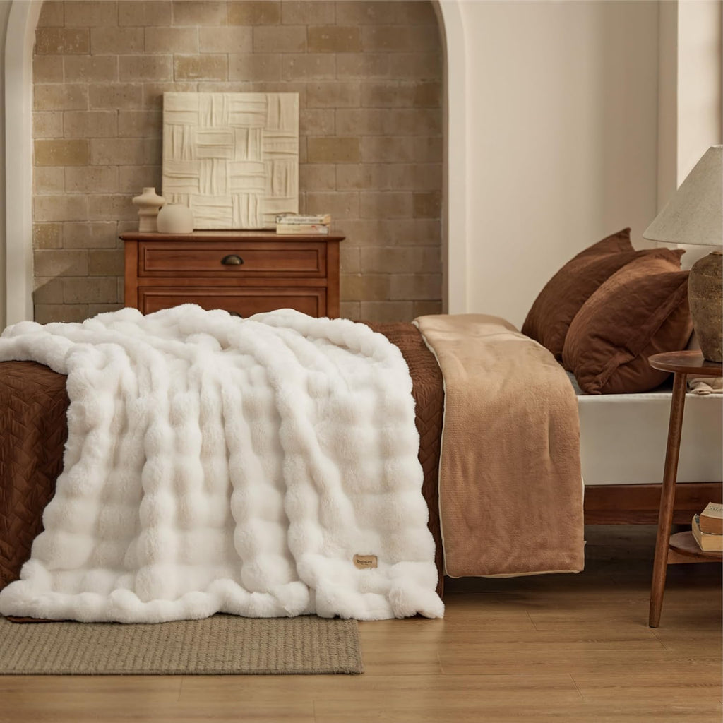 Beige Throw Pillow — 50" - View 9