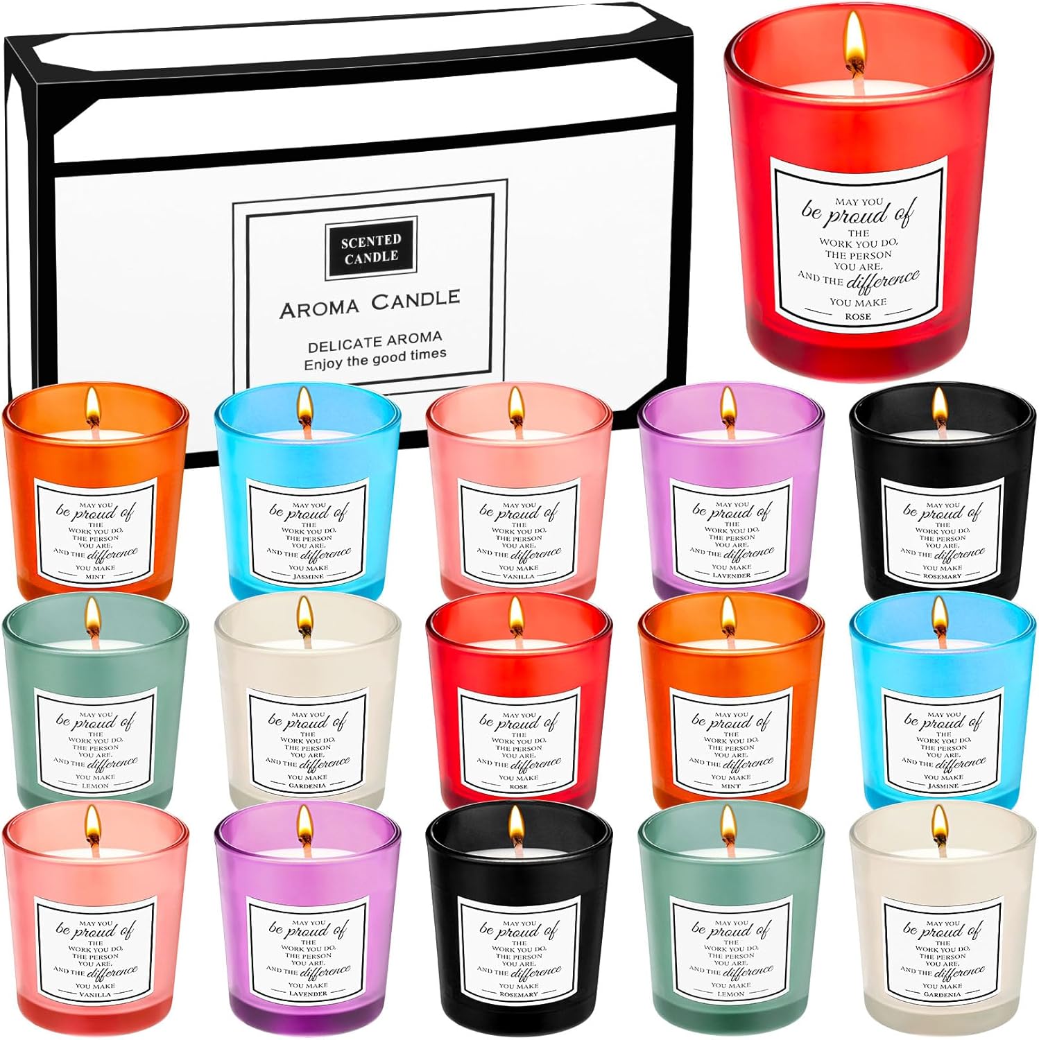 Soy Wax Metal Scented Candle — Inspirational