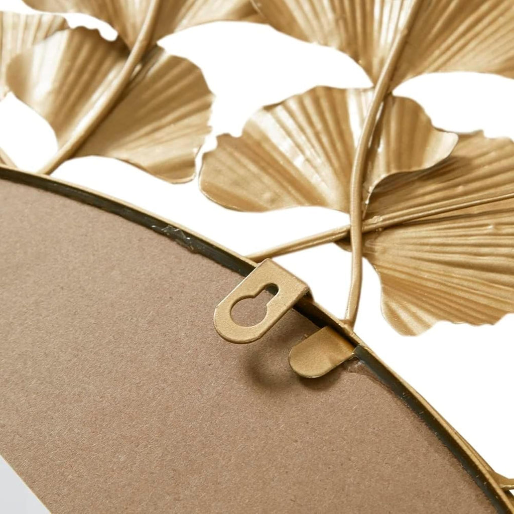 Round Luxe Gold Wall Mirror — 30.5" - View 8