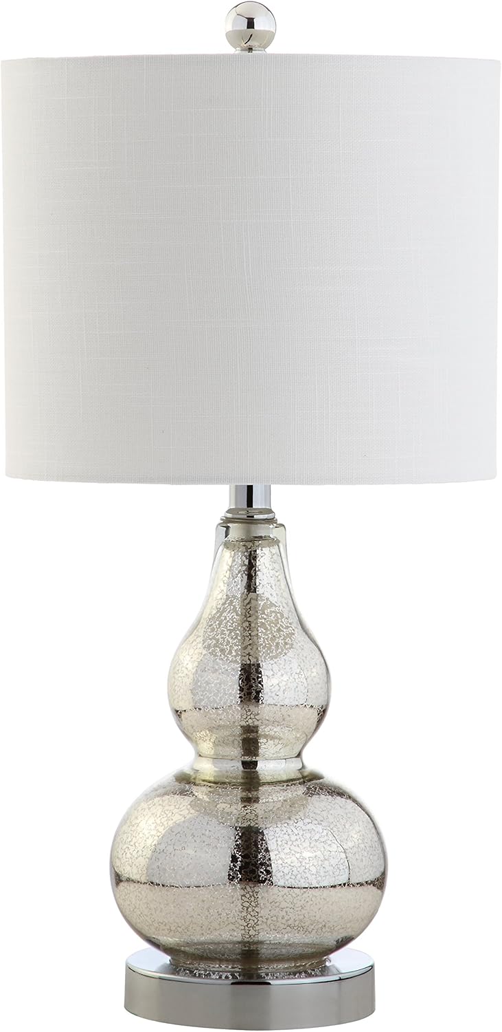 Linen Modern Black Nightstand Lamp — 20.5" - View 8