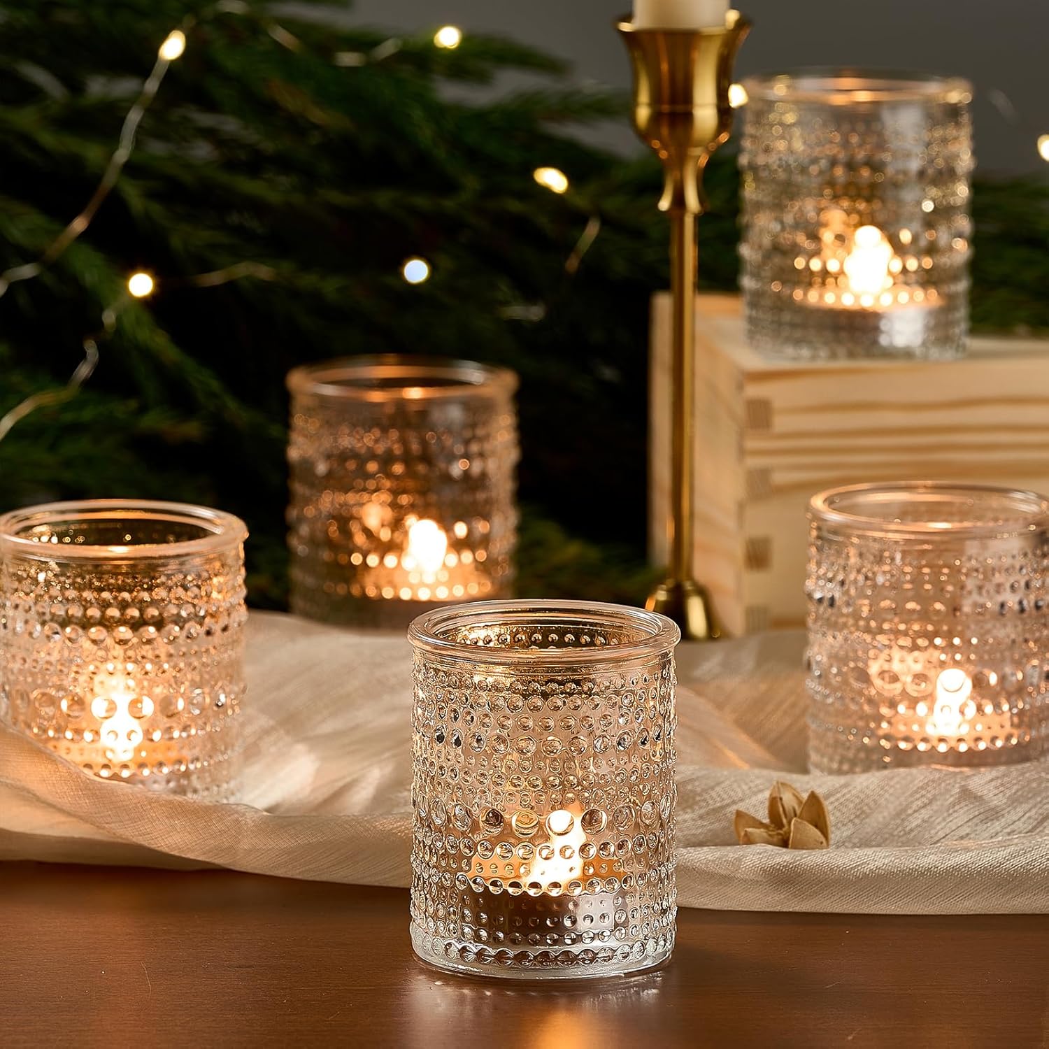 Vintage Green Candle - View 3