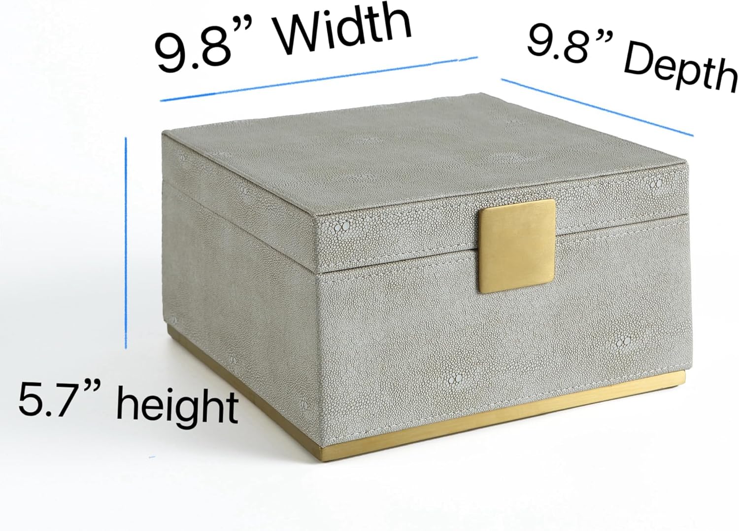 White Storage Basket — 8" - View 2