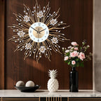 Round Luxe Gold Wall Art — 20" - View 6