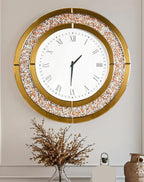 Round Brown Mirror — 32" — Diameter - 60cm