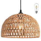 Boho Beige Chandelier — 12.2"