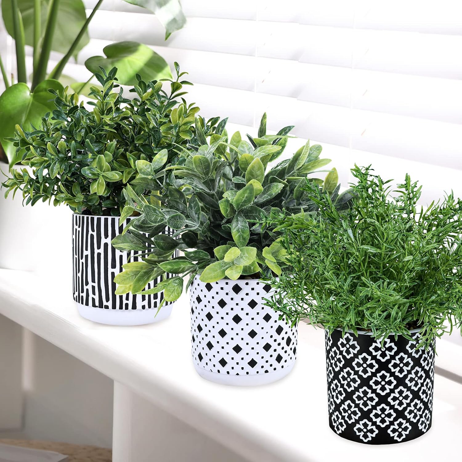 Modern Wood Artificial Plant - View 8
