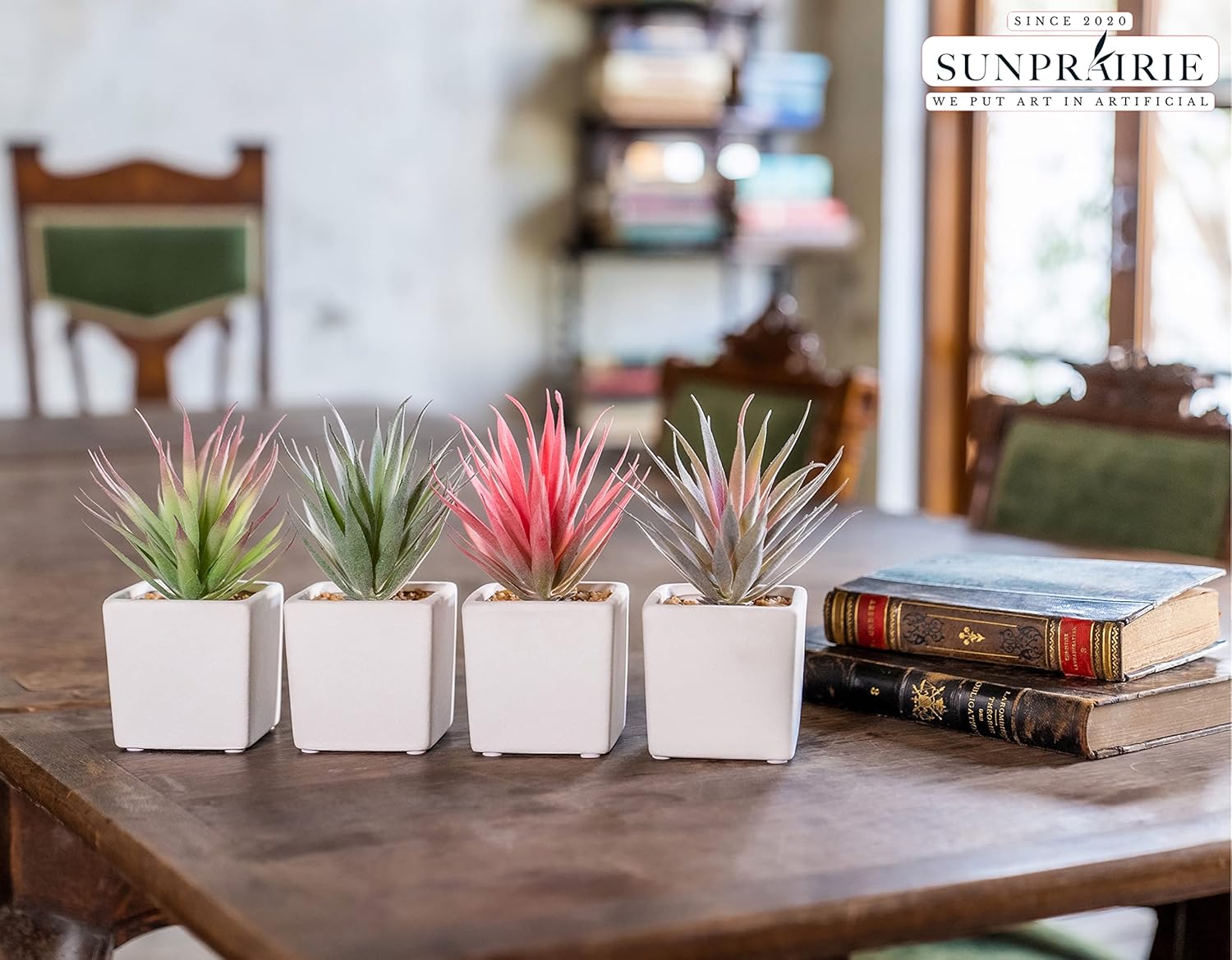 Ceramic Faux Succulent — Set of 4 - View 4