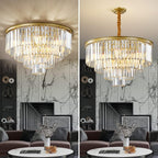 Adjustable Luxe Black Chandelier - View 2