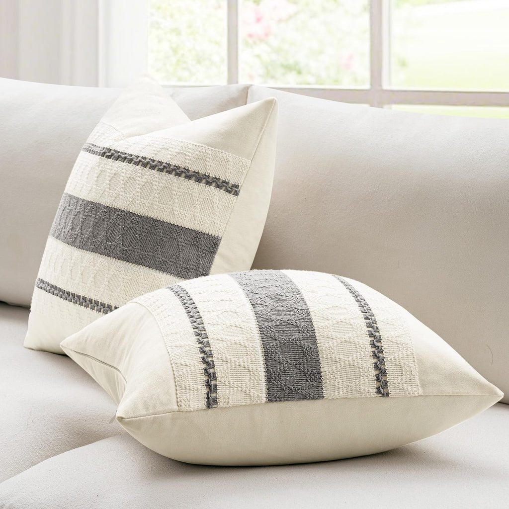 Boho Beige Pillow Cover — 18" - View 5