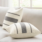 Boho Beige Pillow Cover — 18" - View 5