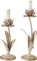Farmhouse Metal Candle — Set of 2 - View 4