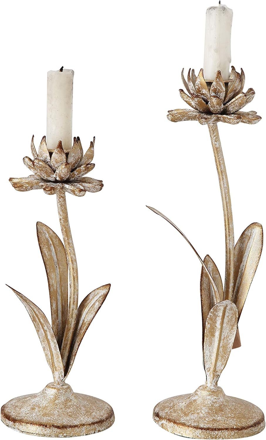 Farmhouse Metal Candle — Set of 2 - View 4