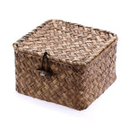 Handwoven Boho Brown Storage Basket